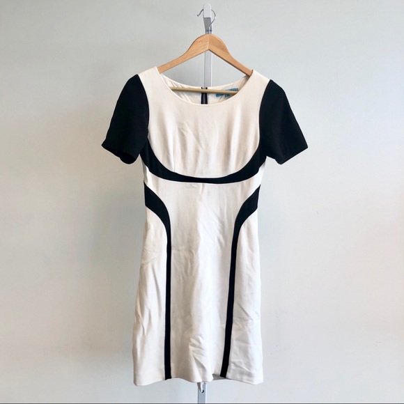 ANTONIO MELANI Dresses & Skirts - Antonio Melani Color Block Dress in Black & White